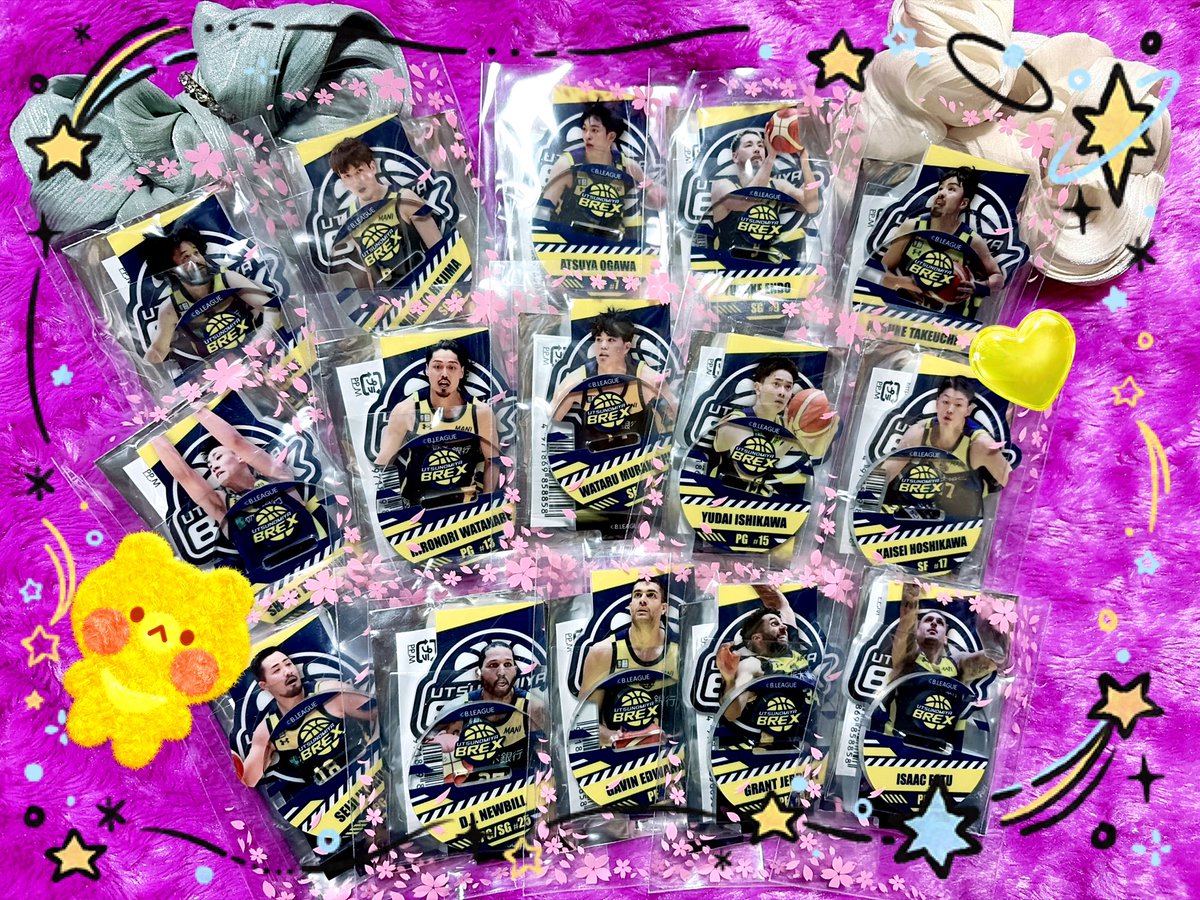 💛コンプした25-26うさぎやアクスタ💛 ＆ 💛24-25のGIGOコラボロゴ