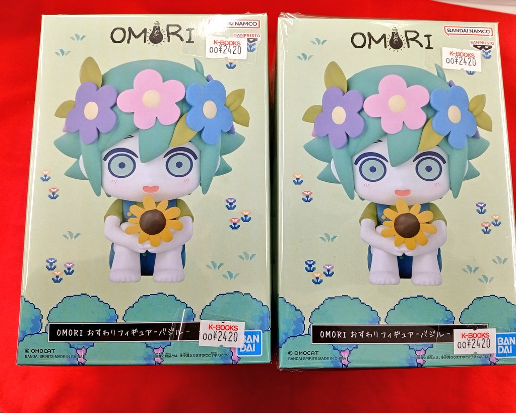 入荷情報】 OMORI おすわりフィギュア オモリ バジル 各種 税込2,420円