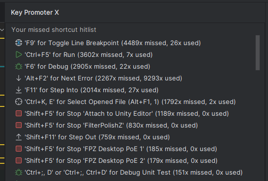 My list of sins as a developer. ( there's this plugin called Key