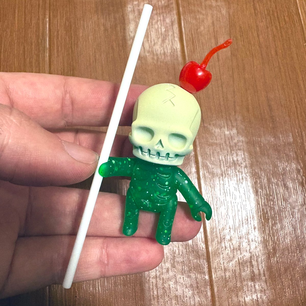 ワンフェスに持って行くガイコチュはこんな感じです💀クリームソーダも