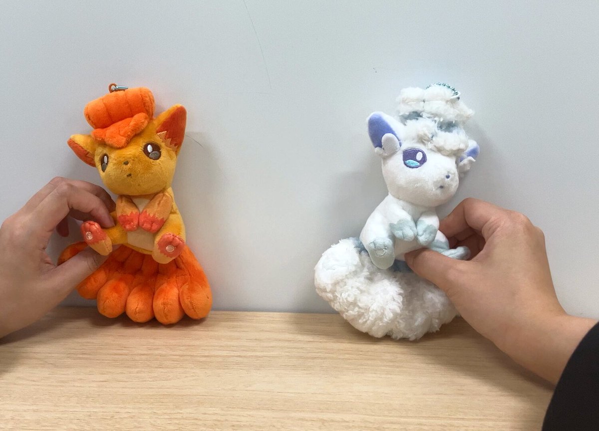 にたものどうし　ライチュウ　ヌメルゴン　ゾロア 磁石でくっつくペアマスコット