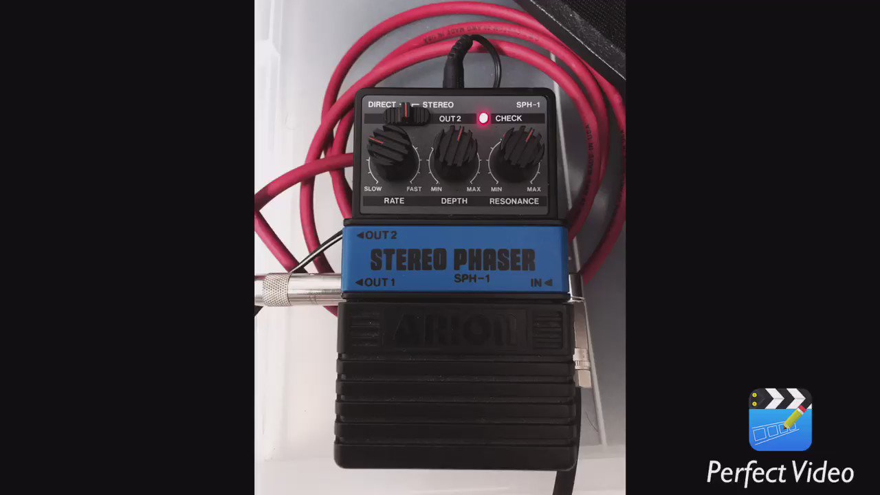 ギター ARION SPH-1 cly mod arion sph-1 stereo phaser cly mod