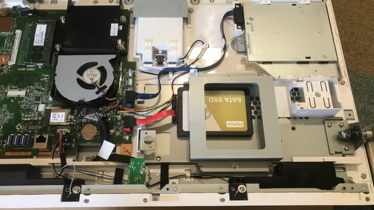 富士通 ESPRIMO B532/G SSD交換480GB 富士通ESPRIMOのSSD交換修理事例