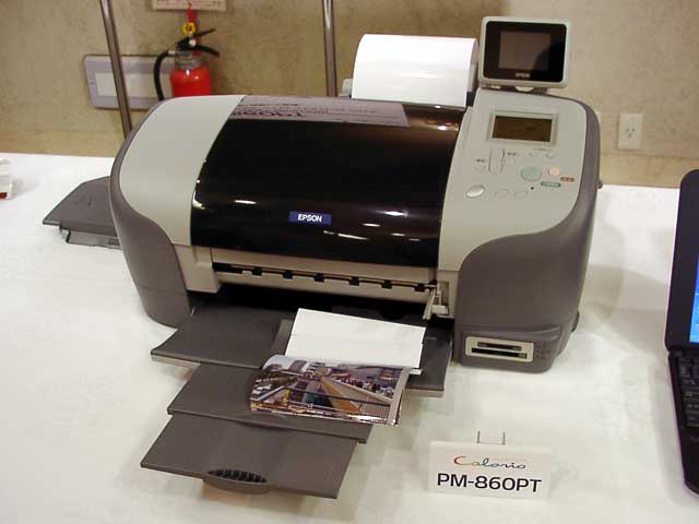 エプソン、ダイレクトプリント対応プリンタ「PM-860PT」