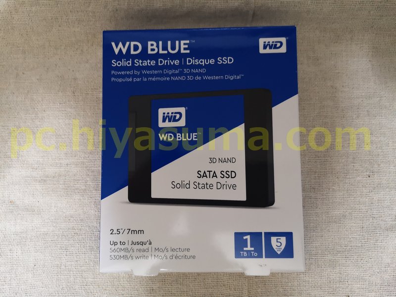 WD Blue SATA SSD 1TB購入レビューとベンチ！WDS100T2B0A
