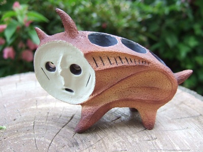 岡本太郎 犬の植木鉢 午後の日 ミニチュア : 志乃's スローライフ通信