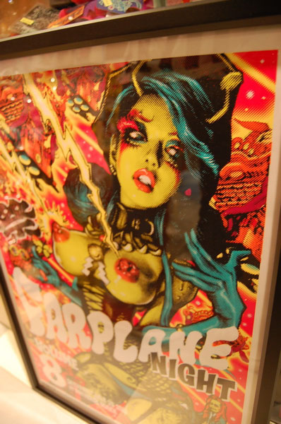 ロッキンジェリービーン Farplane Night シルクスクリーンポスター