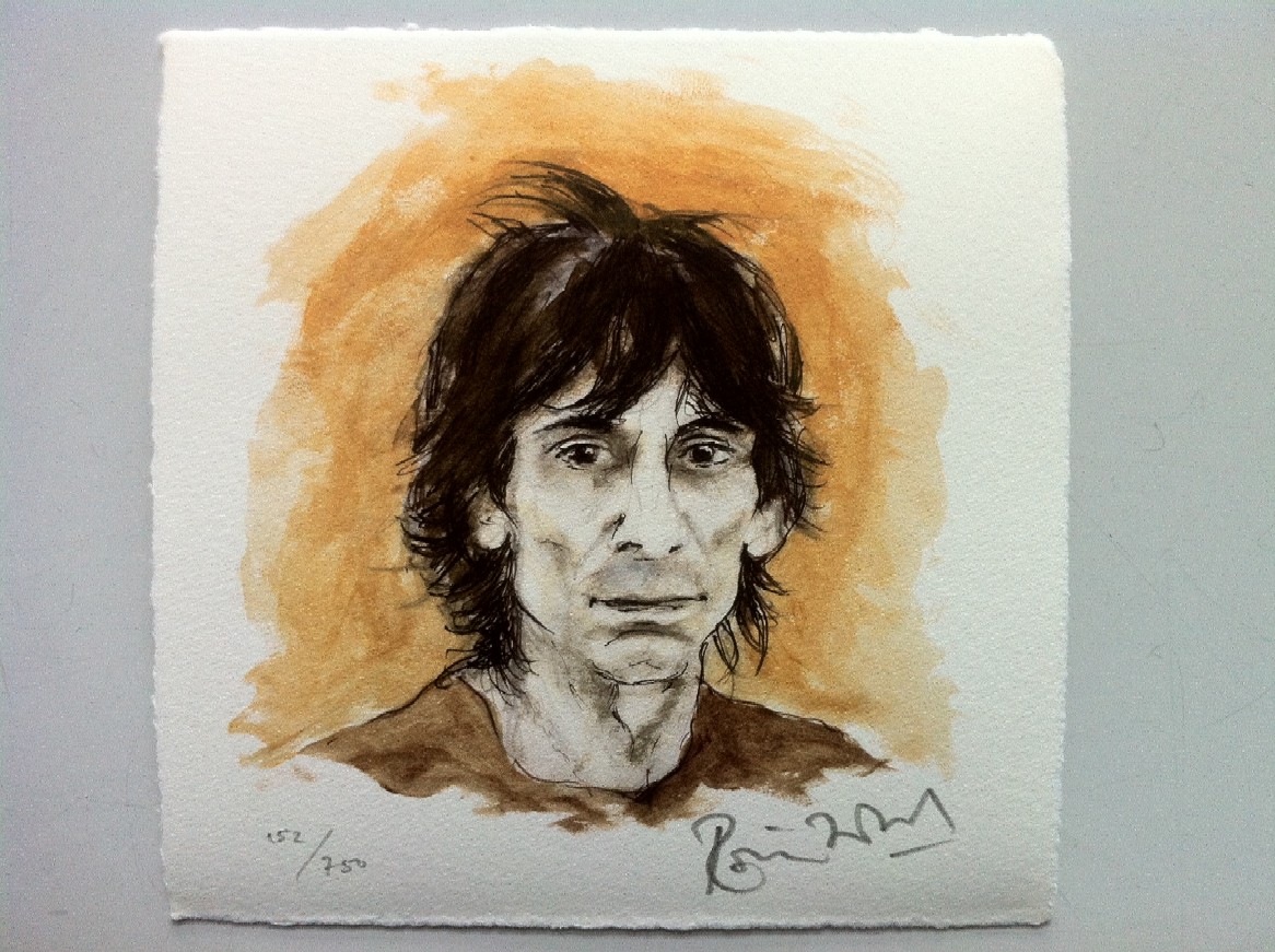 ロン・ウッド リトグラフ