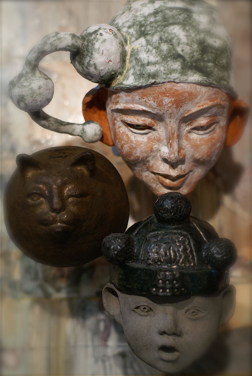 結城美栄子 陶人形 少年像 女優 人形作家 陶芸家 結城美栄子 陶人形 少年