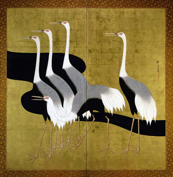 琳派の「鶴」‧ ‧ ‧ 