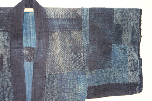 古布 木綿 刺子 襤褸 155×153.5 古布 木綿 刺子 襤褸 155×153.5