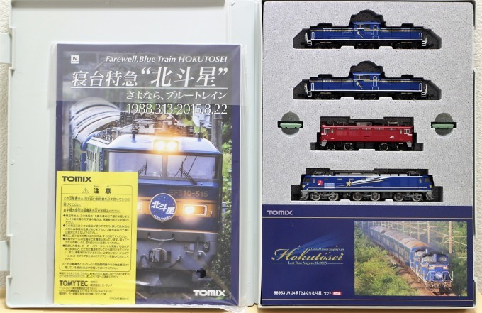 TOMIX 《限定品》 JR 24系「さよなら北斗星」セットのご紹介