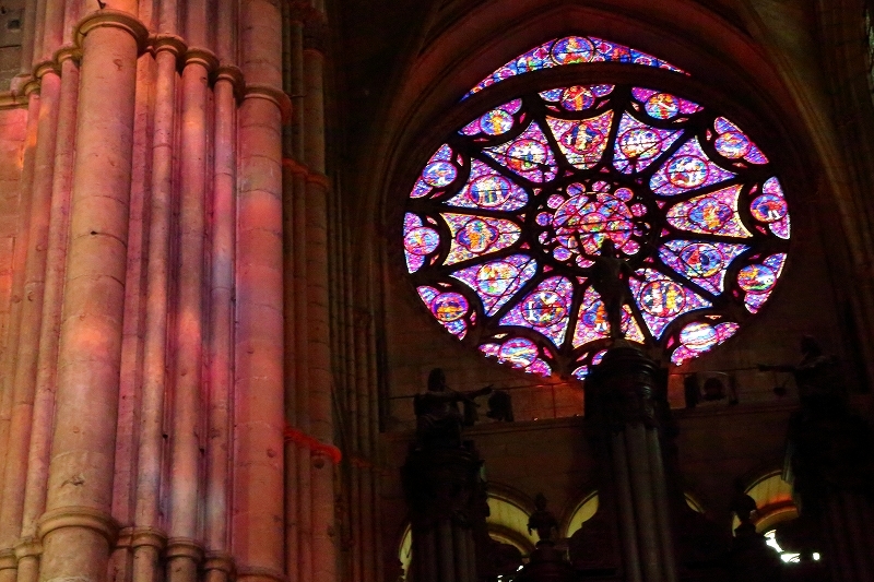 グラスマスターズ ノートルダム大聖堂 ステンドグラス 北のバラ窓