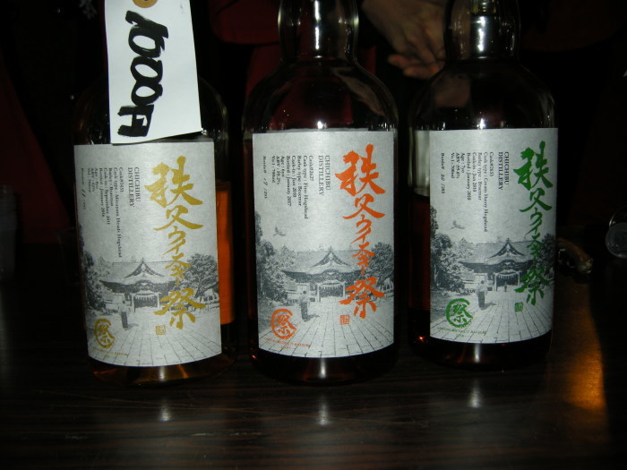 秩父ウイスキー祭2018③ 秩父ウイスキー祭限定ボトル 2016・2017・2018