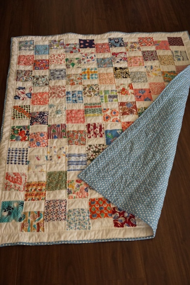 フィードサックでベビーキルト完成！ : YUKKESCRAP