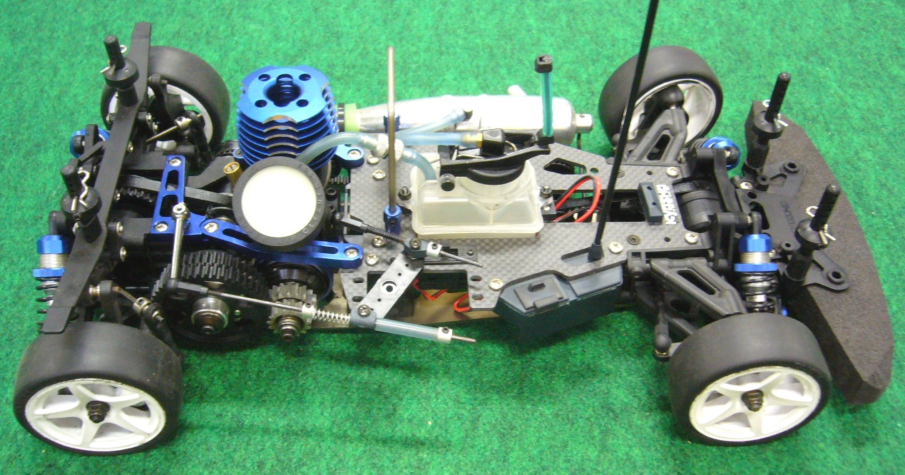 Kyosho◇Castrol MUGEN NSX RCエンジンカー ＆OP付き ☆ラジコン