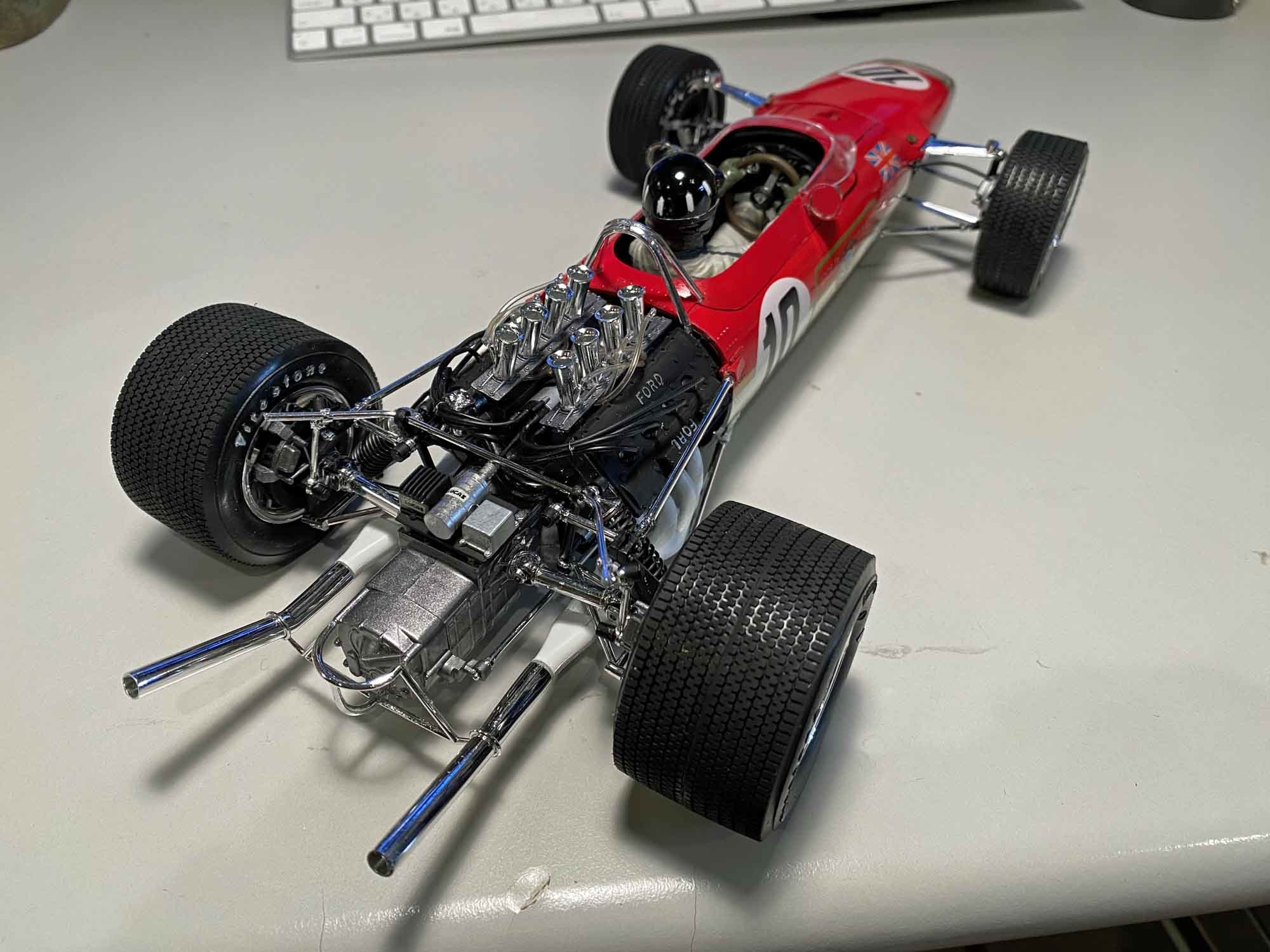 ブリキの車 LOTUS 49 FORD F-1 RACER バッテリー駆動