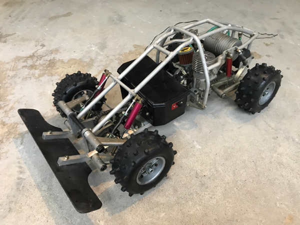 1/8エンジンバギー 京商ランドジャンプの初期型をレストア 状態確認