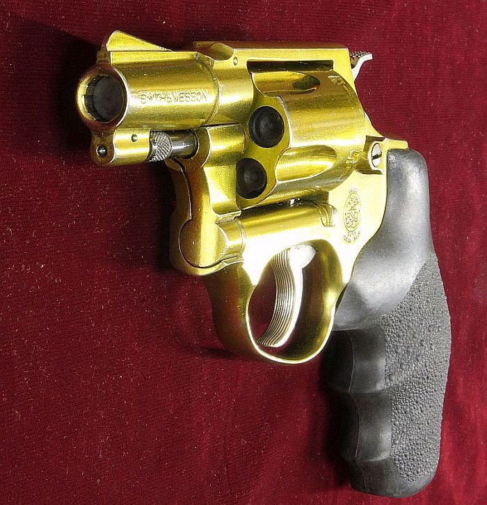 コクサイ S&W M36 GOLD 24K モデルガン コクサイ S&W M36 GOLD 24K