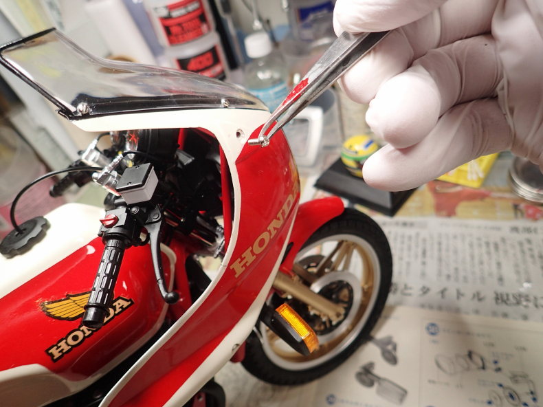 プラモ製作記 37 2/2 HONDA CB1100R 1/6 タミヤ : 小生の備忘録