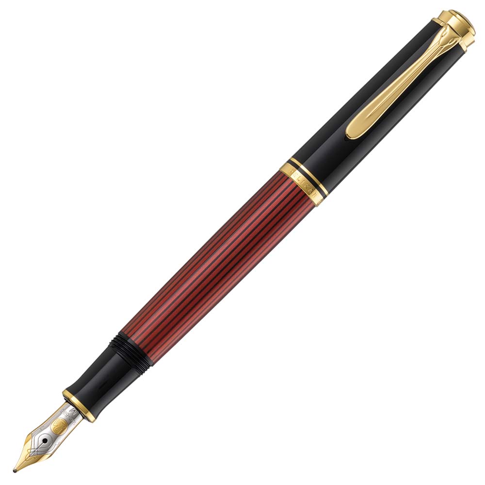 Pelikan Souveran M400 Black-Red Fountain Pen