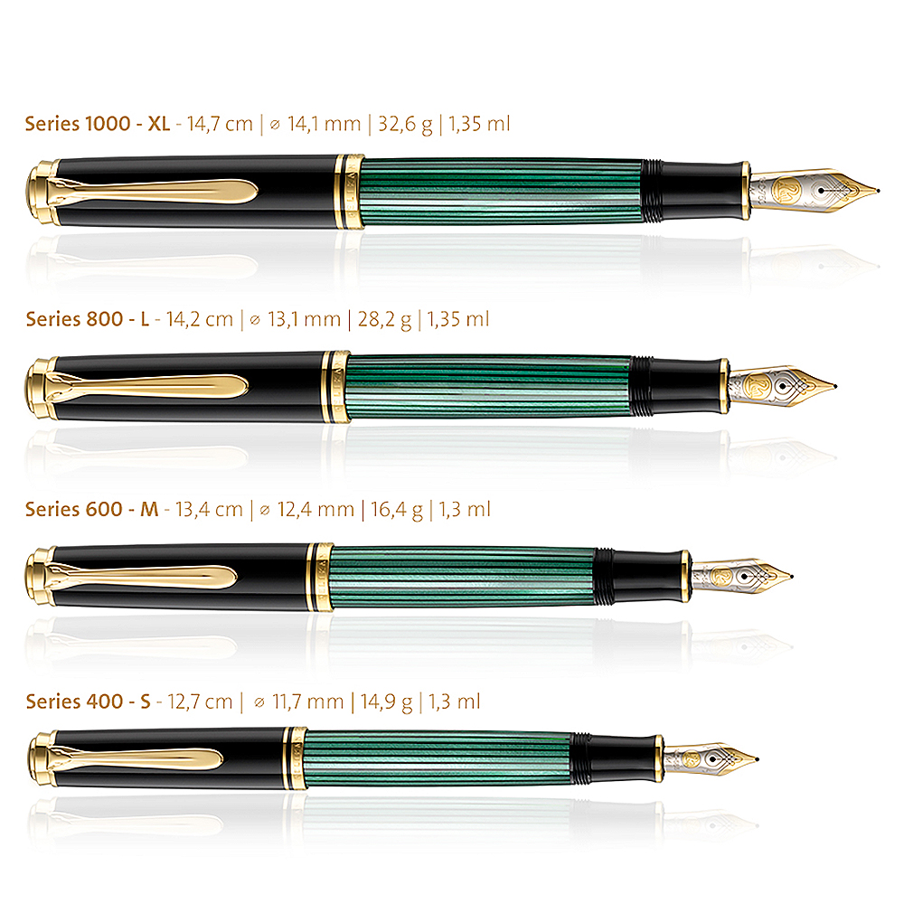 Pelikan Souveran M400 Black-Red Fountain Pen