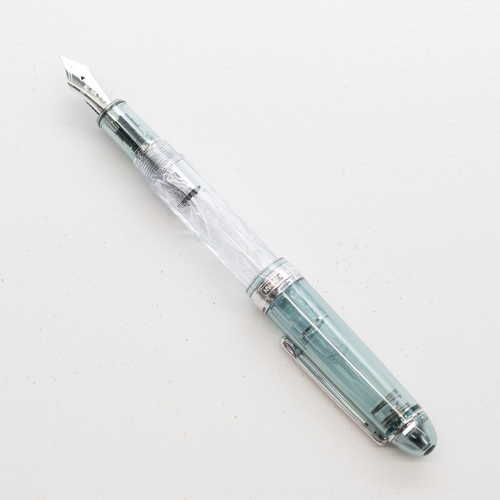 PLATINUM #3776 プラチナ万年筆 富士雲景 「絹雲」 字幅M 3776