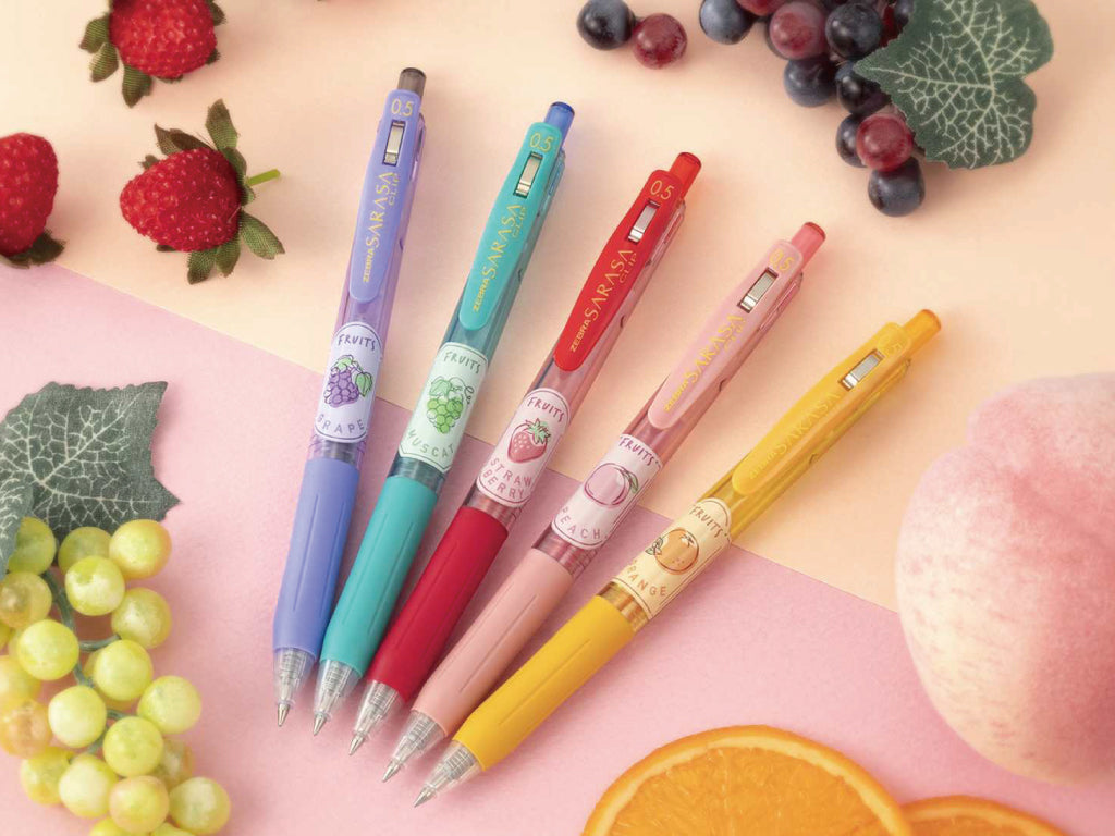 新サラサクリップ×チュッパチャプス 5色セットB 香りつきボールペン