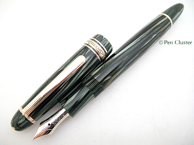 モンブラン 144 Masterpiece Green Striated - モンブラン｜Pen Cluster