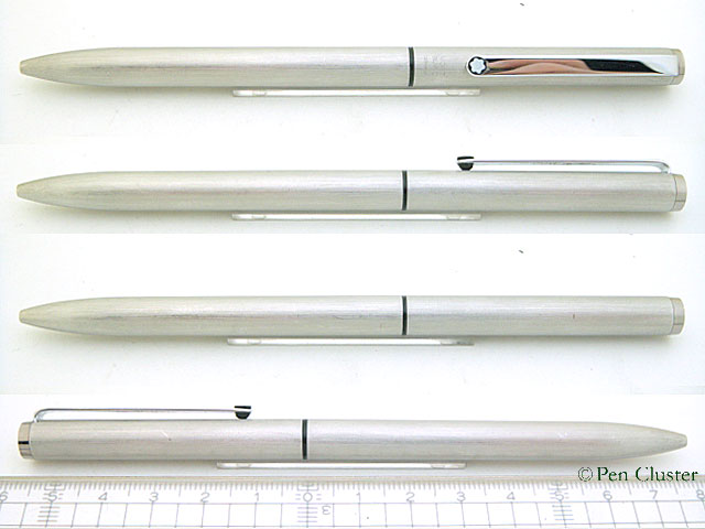 モンブラン S-Line 2Color Ball Point Mat Silver - モンブラン｜Pen