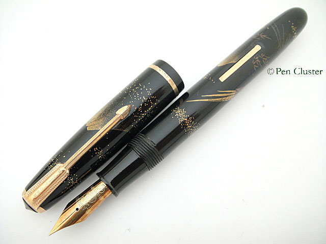 希少 美品 1945年頃◇プラチナ萬年筆 TAVAN ペン先＜3＞ベークライト製