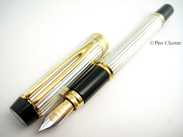 希少】廃盤品ウォーターマン銀製万年筆ルマン100ソリッドシルバー