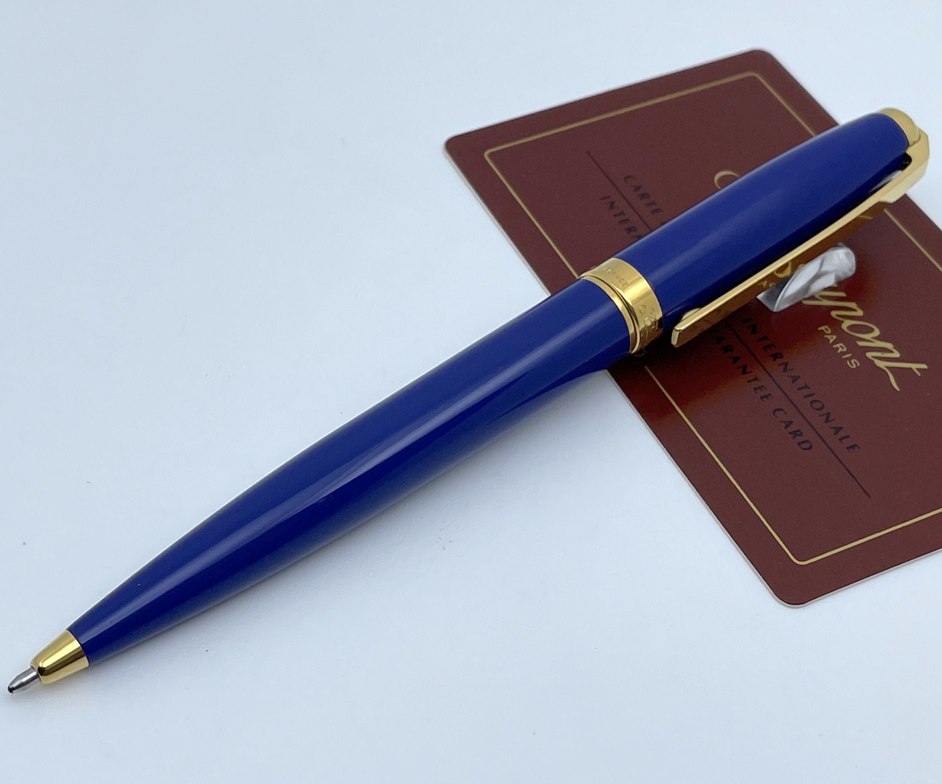 S.T. Dupont Fidelio Blue Lacquer Ballpoint Pen – pensandmore