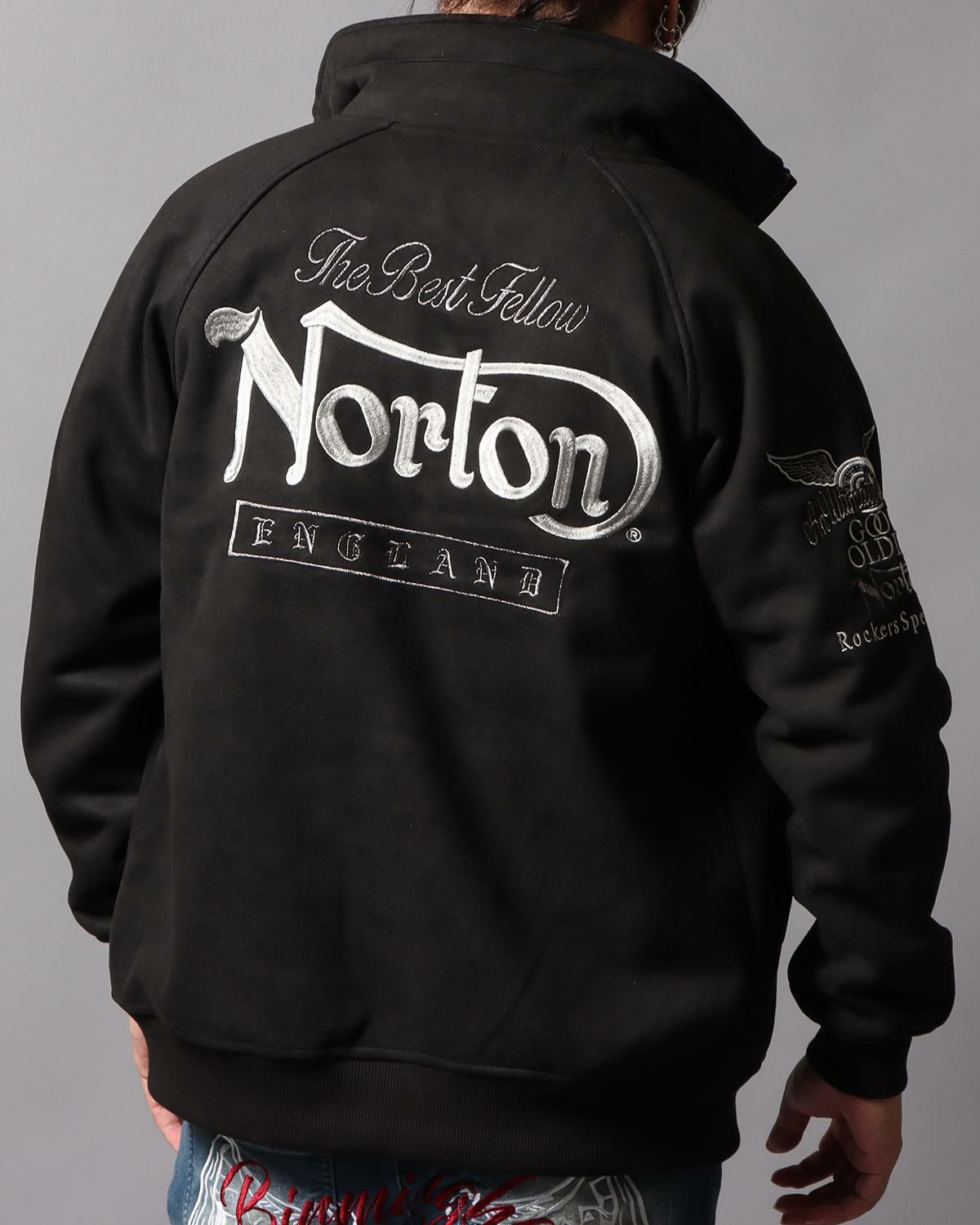 Norton] 裏ボア モイスト スウェード ボリューム ジャケット | PEET