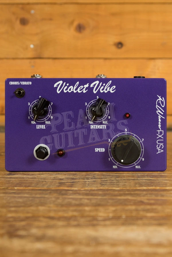 新品 未使用 R WEAVER FX Violet Vibe Uni Vibe Best Modern Univibe Clone? R Weaver FX Violet Vibe - YouTube