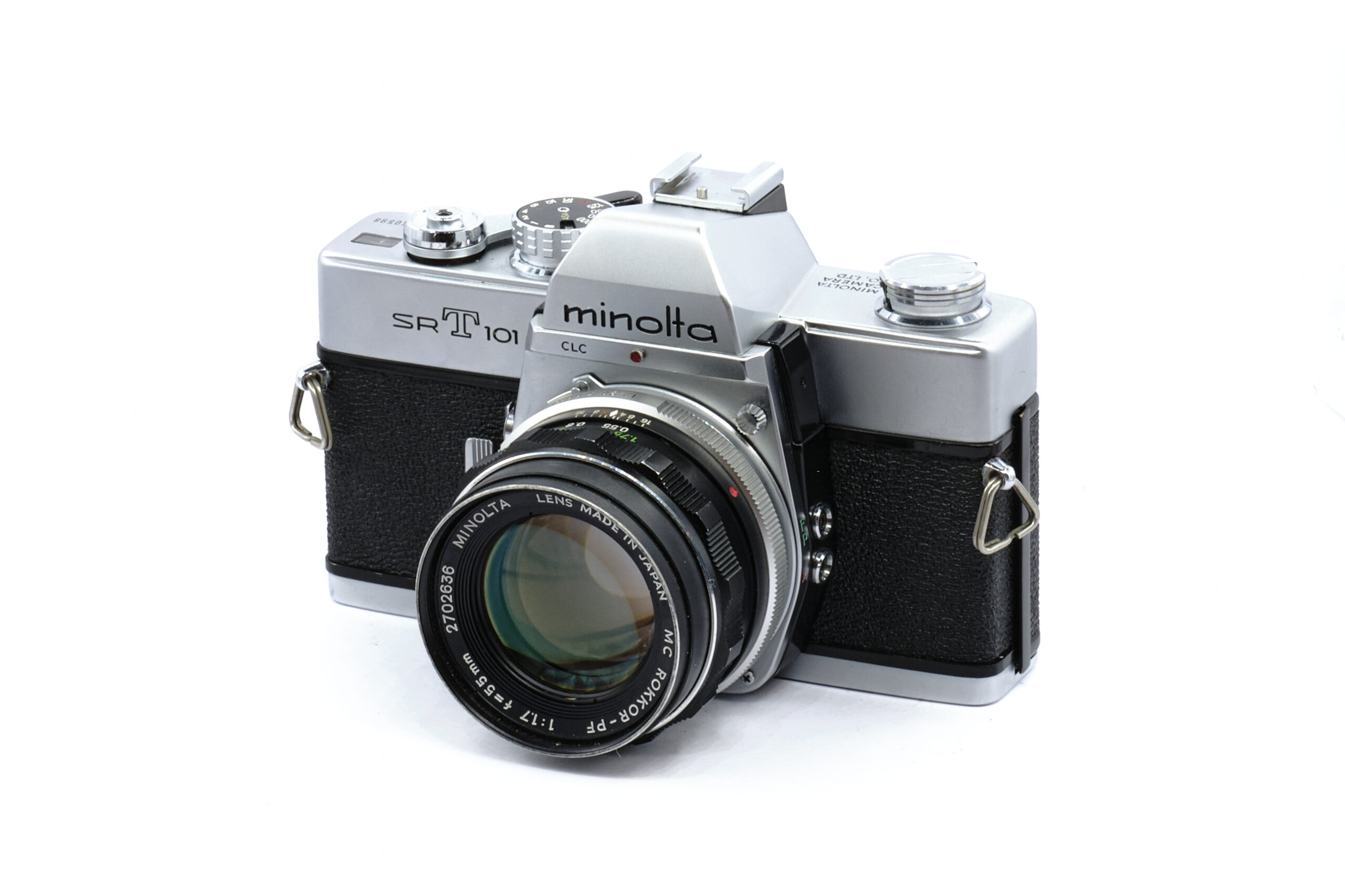 ミノルタ一眼レフ、SR-T SUPER フイルム一眼レフ】【オールドレンズ