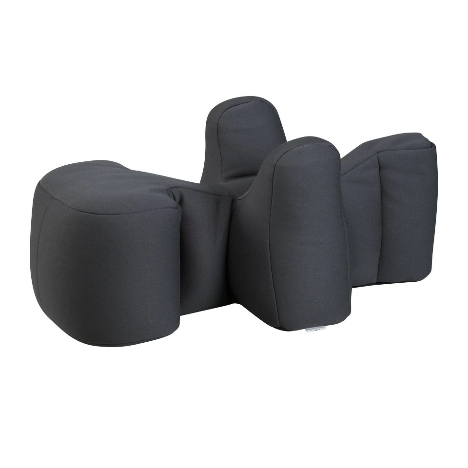 リラクッション トイプードルサイズ チャコールグレー カバーセット