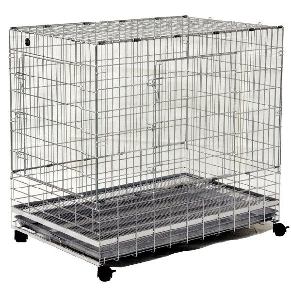 業務用ケージ PROケージ ステンレス製 Wドアタイプ 3Lサイズ