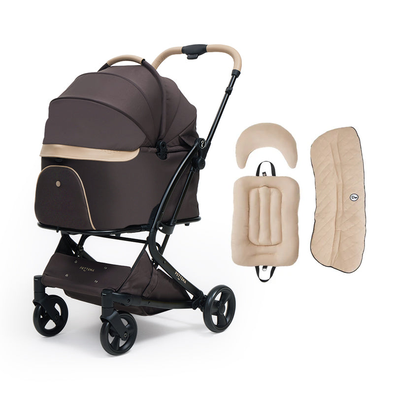 業界初】ワンタッチ全収納 軽量分離式ペットカート MILOU｜キャリー