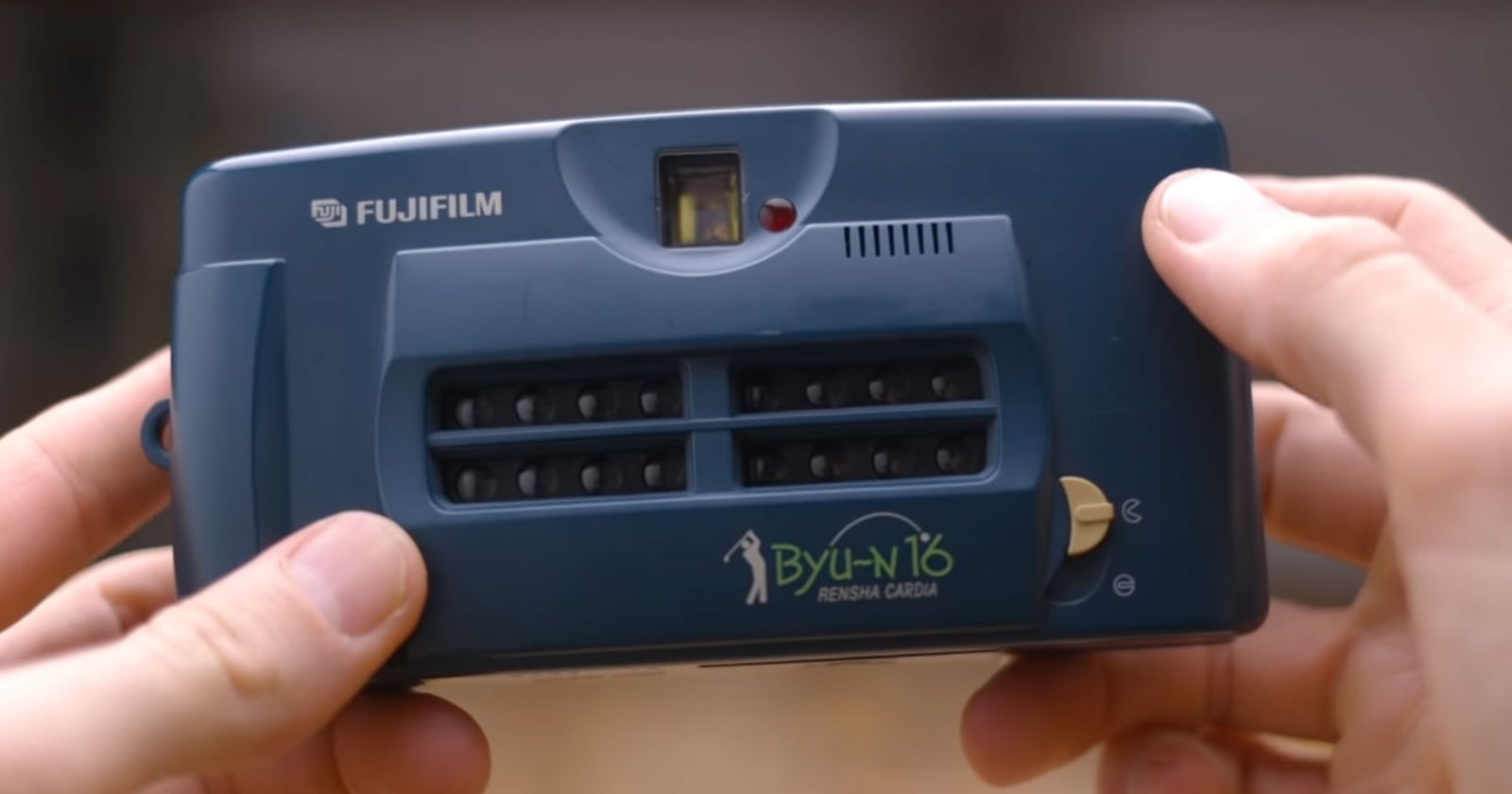 The Fujifilm Rensha Cardia Byu-N 16 Camera is a 35mm Film GIF