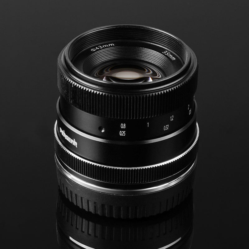 PERGEAR 35mm F1.2 大口径 単焦点レンズ 手動焦点固定レンズ