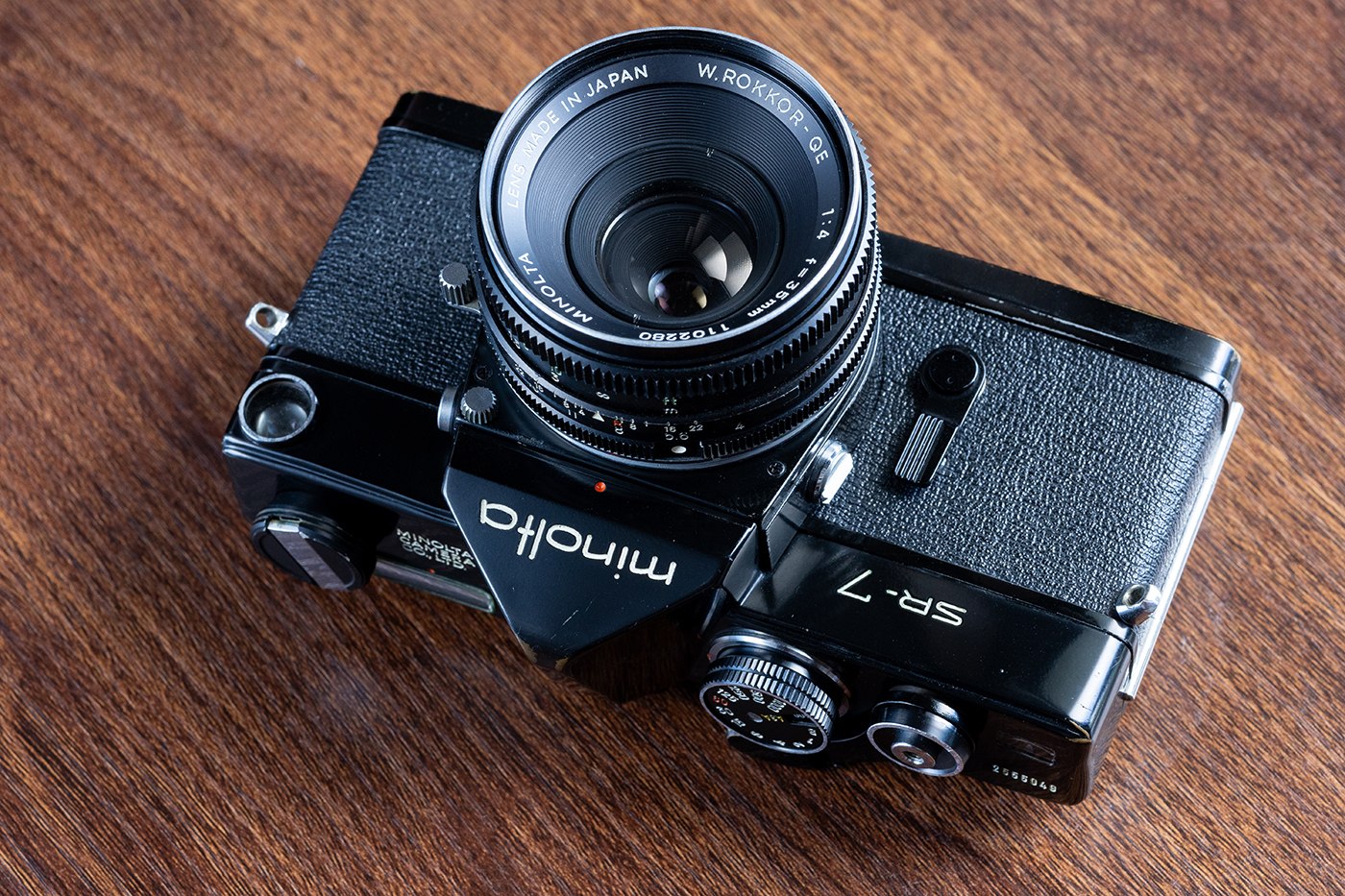 赤城耕一：第9回 外部測光式メーターを搭載したSR-7の後期型「ミノルタ