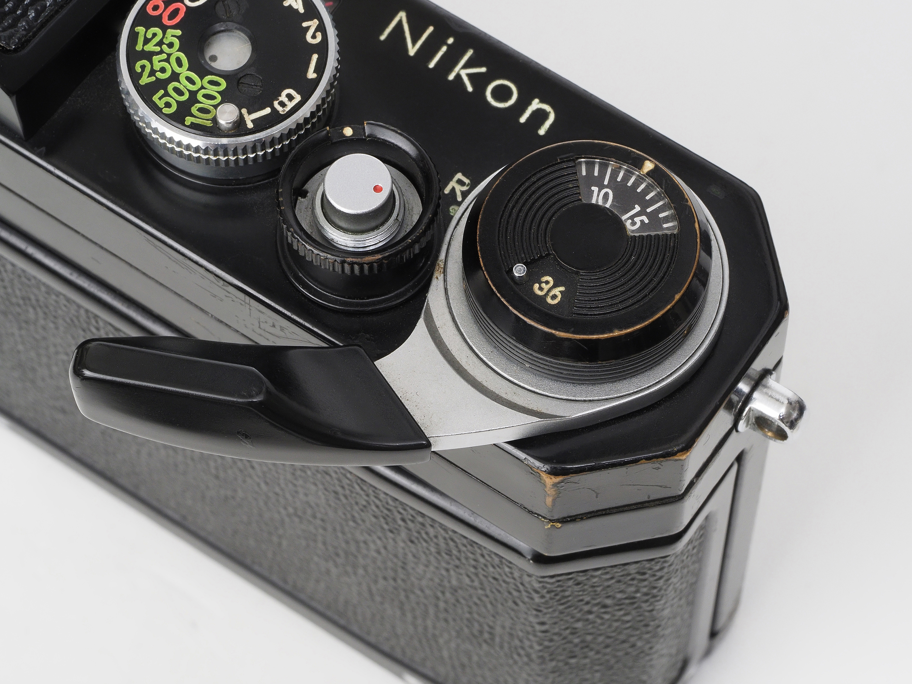 OH済×コレクターズ未使用品】ニコンFアイレベル 希少ブラックボディ