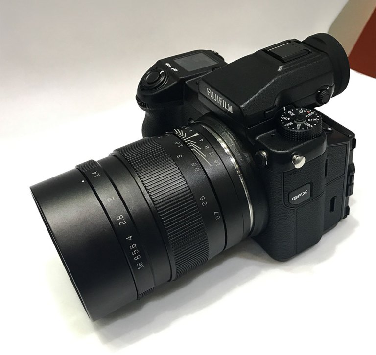 The new Mitakon Speedmaster 65mm f/1.4 lens for Fujifilm GFX will