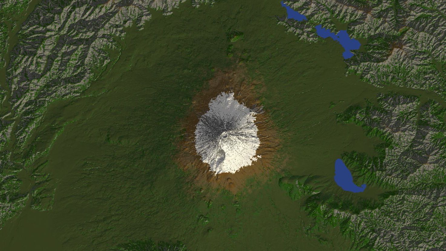 No.863 JAXA野口宇宙飛行士の富士山の写真で楽しむ カシミール3Dで描画