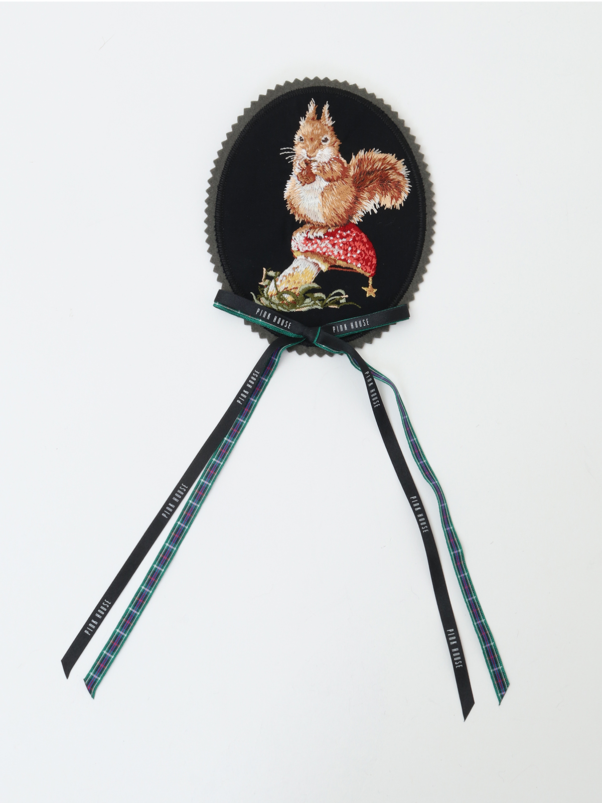 ピンクハウス ブルーベリー刺繍ワッペンブローチ 新品 ウィンター