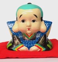 福助人形・お辞儀福助 ＜ 【山口陶器店】縁起置物やアニメ子供食器