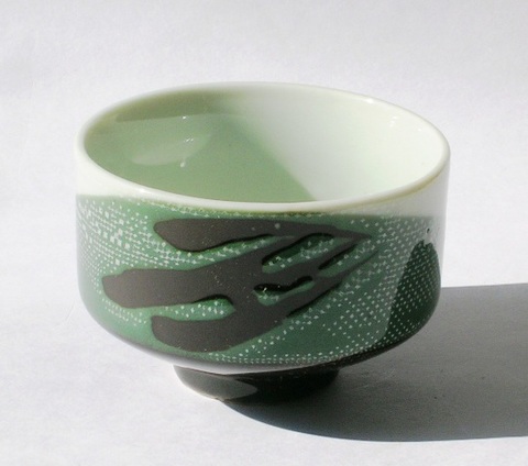 RG125117.昭和レトロ 湯飲み茶わん【陶器 湯呑み 湯のみ 茶碗 掛け分け