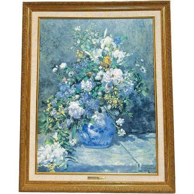 Renoir ルノワール 春の花束 絵画 複製画 複製名画 額縁 額付き 花