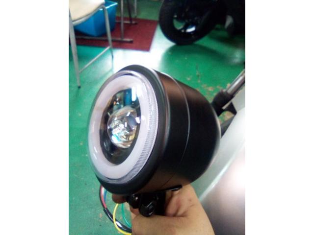 ゲンチャリ屋御影店 ヤマハ VOX SA31J ヘッドライトASSY交換 カスタム